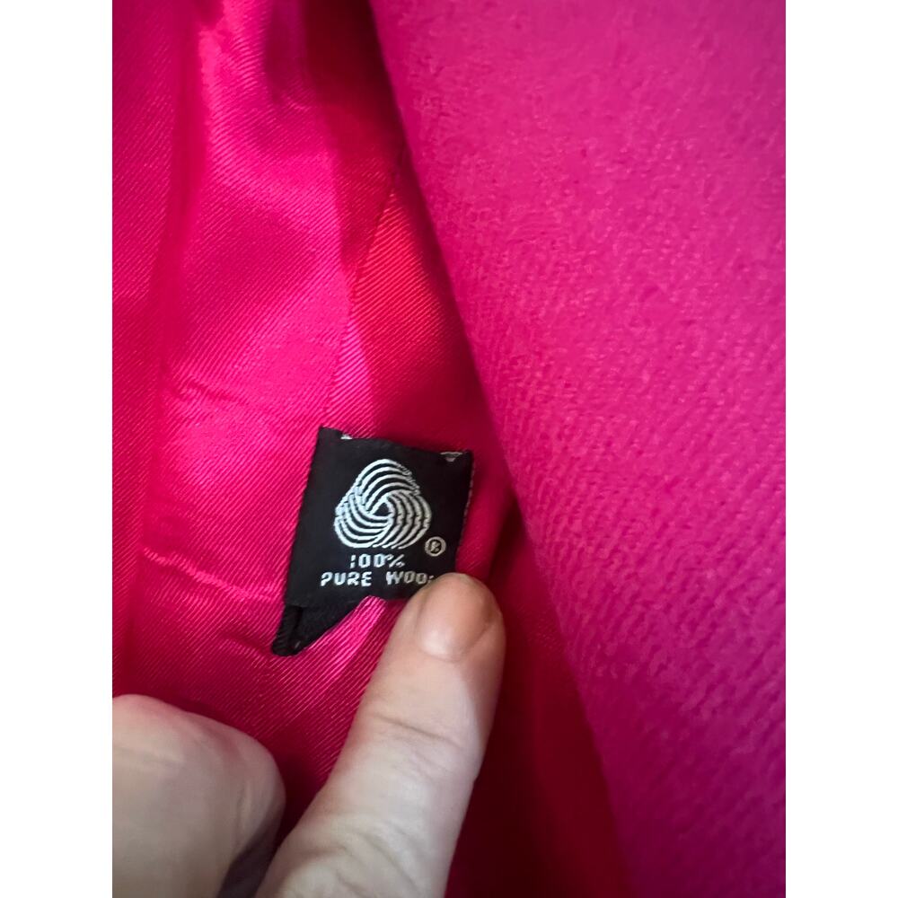 Giorgio Sant’Angelo Pink Wool Blazer – Women’s Size 14 - Picture 7 of 9
